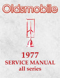 1977 Oldsmobile Service Manual - Includes 11x17 inch COLOR Wiring Diagrams