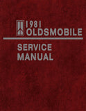 1981 Oldsmobile Service Manual - Cutlass, Delta 88, 98, Toronado