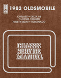 1983 Oldsmobile Service Manual - Cutlass Delta 88 98 Custom Cruiser Toronado