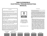 1984 Oldsmobile Electrical Troubleshooting Manual - Includes Update Supplement
