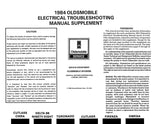 1984 Oldsmobile Electrical Troubleshooting Manual - Includes Update Supplement