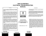 1985 Oldsmobile Electrical Troubleshooting Manual Cutlass Supreme Delta 88