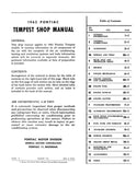 1962 Pontiac Tempest Shop Manual