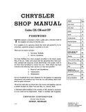 1940 Chrysler Shop Manual
