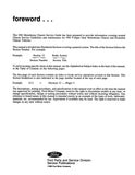 1991 Ford Motorhome Chassis Service Guide