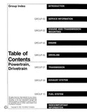 1996 Ford Econoline Service Manual - Body, Chassis, Powertrain, Drivetrain