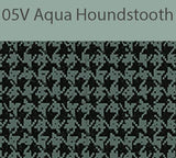 1969 Chevrolet Camaro Vinyl Trunk Mat - Aqua Houndstooth