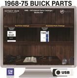 1968-1975 Buick Parts Manuals (Only) on USB