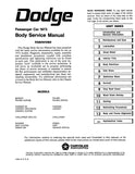 1972 Dodge Chassis Service Manual Challenger Dart Charger Coronet Polara Monaco