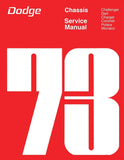 1973 Dodge Chassis Service Manual