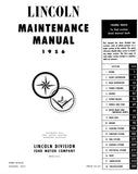 1956-57 Lincoln Maintenance Manual (includes 1957 Supplement)