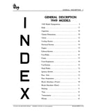 1949-1951 Lincoln & Mercury Overhaul Set & Shop Manual