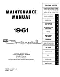 1961-1963 Lincoln Continental Maintenance Manual
