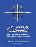 1967-1968 Lincoln Continental Maintenance Manual