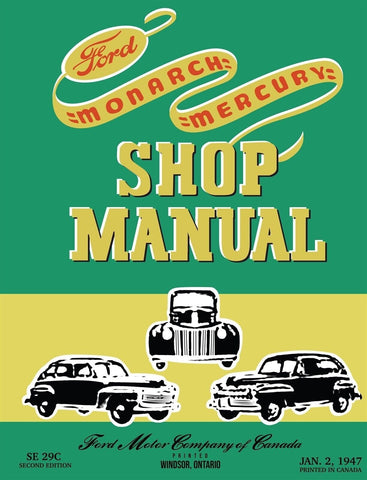 1939 - 1948 Ford & Mercury Shop Manual