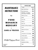 1939 - 1948 Ford & Mercury Shop Manual