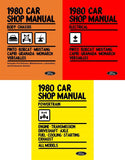 1980 Ford Mustang, Mercury & Lincoln Chassis, Body, & Electrical Shop Manual