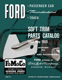 1953 - 1955 Ford Soft Trim Parts Catalog - Car, Truck, Thunderbird