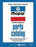 1969 Chrysler Car Body & Chassis Parts Catalog - Text and Illustrations