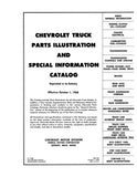 1959 - 1968 Chevrolet Truck Parts Illustration & Special Information Catalog