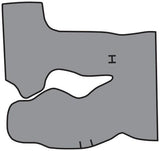 1974 Pontiac Ventura Trunk Mat in Charcoal Felt