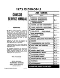 1973 Oldsmobile Chassis Service Manual