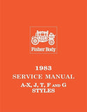 1983 Fisher Body A-X-J-T-F-G Service Manual