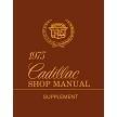 1975 Cadillac Supplement to 1974 Manual Incl 11x26 Color Wiring Vacuum Diagrams