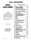 1966 Oldsmobile Chassis Service Manual