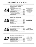 1982 Mustang Thunderbird Continental Cougar Chassis Body Electrical Shop Manual
