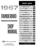 1967 Ford Thunderbird Shop Manual