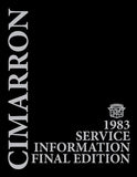 1983 Cadillac Cimarron Shop Manual