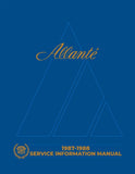 1987-88 Cadillac Allante Shop Manual