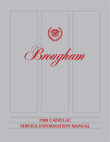 1988 Cadillac Brougham Shop Manual
