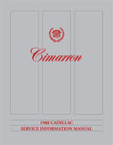 1988 Cadillac Cimarron Shop Manual