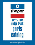 1972 - 1973 Dodge LD / MD / HD Truck Dealer Parts Catalog Book