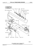 1974 - 1977 Dodge LD / MD / HD Truck Dealer Parts Catalog Book
