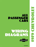1979 Chevrolet Car Wiring Diagrams - 11x26 inches