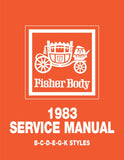 1983 Fisher Body B-C-D-E-G-K Service Manual