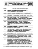 1982 - 1985 Pontiac Firebird Parts and Illustrations Catalog