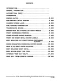 1984 - 1988 Pontiac Fiero Parts and Illustrations Catalog