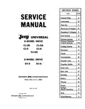1953 - 1968 Jeep Universal Shop Manual - SM 1037