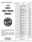 1962 Buick Body Service Manual (All Series)