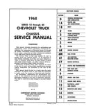1968 Chevrolet Truck Chassis Service Manual