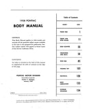 1958 Pontiac Body Shop Manual