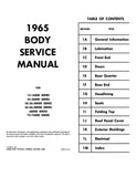 1965 Buick Body Shop Manual - All Models