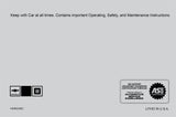 1985 Corvette Owner's Manual