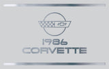 1986 Corvette Owner's Manual