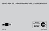 1986 Corvette Owner's Manual