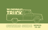 1966 Chevy Truck 10-30 Owner's Manual